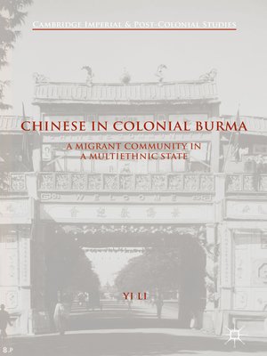 cover image of Chinese in Colonial Burma